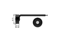 Belt Tensioner, v-ribbed belt DriveAlign® T39088 Gates