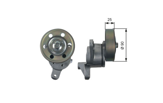 Belt Tensioner, v-ribbed belt DriveAlign® T39154 Gates