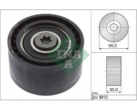 Deflection/Guide Pulley, timing belt 532 0874 10 Ina