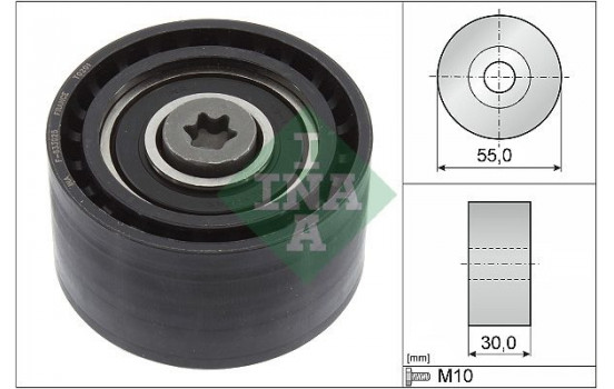 Deflection/Guide Pulley, timing belt 532 0874 10 Ina