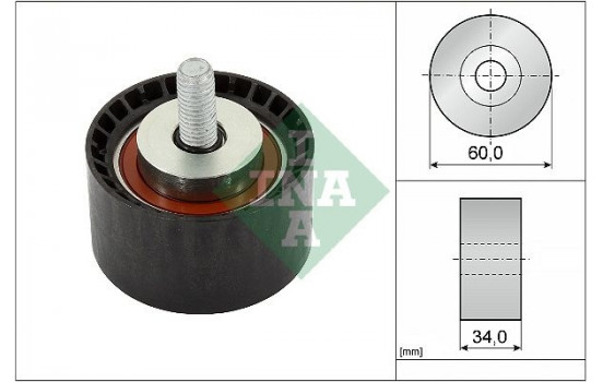 Deflection/Guide Pulley, timing belt 532 0888 10 Ina