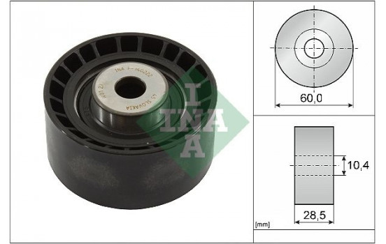 Deflection/Guide Pulley, timing belt 532001610 Ina
