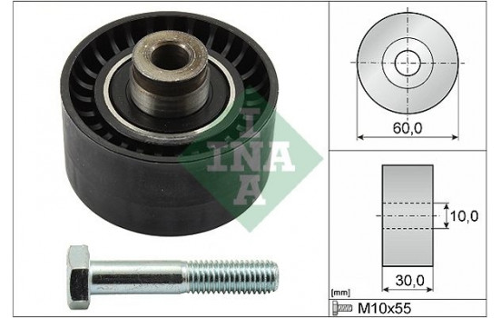 Deflection/Guide Pulley, timing belt 532002010 Ina