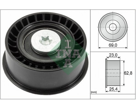 Deflection/Guide Pulley, timing belt 532003310 Ina