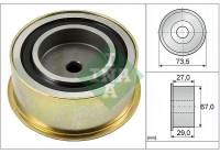 Deflection/Guide Pulley, timing belt 532003510 Ina