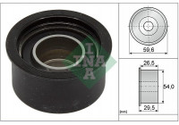 Deflection/Guide Pulley, timing belt 532008710 Ina