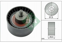 Deflection/Guide Pulley, timing belt 532012010 Ina