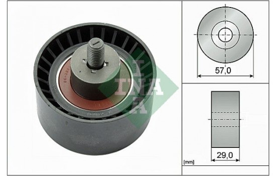 Deflection/Guide Pulley, timing belt 532012010 Ina