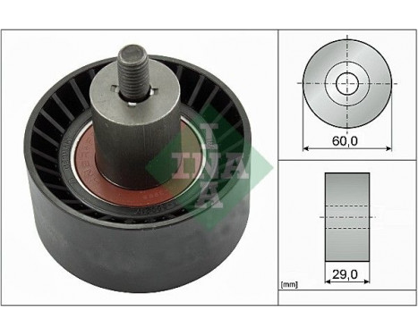 Deflection/Guide Pulley, timing belt 532018710 Ina