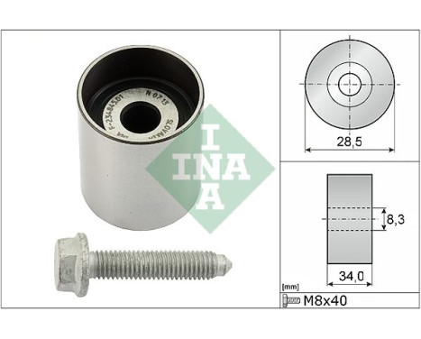 Deflection/Guide Pulley, timing belt 532019710 Ina