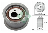 Deflection/Guide Pulley, timing belt 532032910 Ina