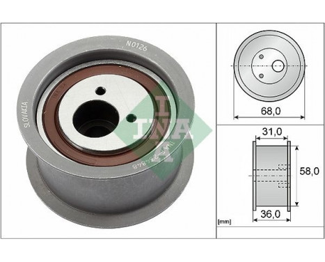 Deflection/Guide Pulley, timing belt 532032910 Ina