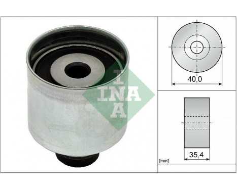 Deflection/Guide Pulley, timing belt 532034910 Ina
