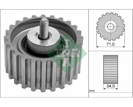 Deflection/Guide Pulley, timing belt 532044110 Ina