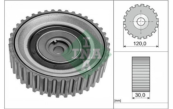 Deflection/Guide Pulley, timing belt 532044310 Ina