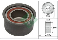Deflection/Guide Pulley, timing belt 532045910 Ina