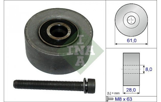Deflection/Guide Pulley, timing belt 532047210 Ina