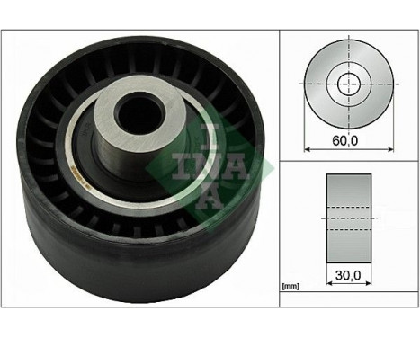 Deflection/Guide Pulley, timing belt 532047310 Ina