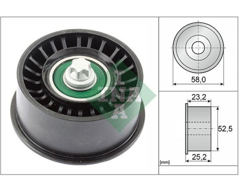 Deflection/Guide Pulley, timing belt 532047810 Ina