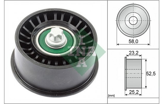 Deflection/Guide Pulley, timing belt 532047810 Ina