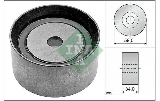 Deflection/Guide Pulley, timing belt 532058610 Ina