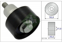 Deflection/Guide Pulley, timing belt 532075310 Ina