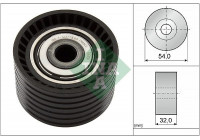 Deflection/Guide Pulley, timing belt 532077410 Ina