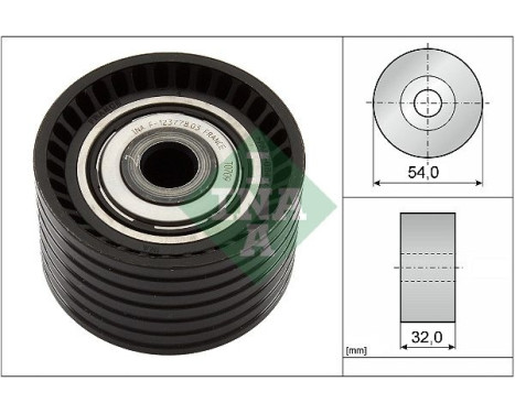 Deflection/Guide Pulley, timing belt 532077410 Ina