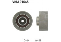 Deflection/Guide Pulley, timing belt VKM 21045 SKF