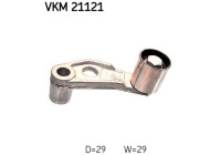 Deflection/Guide Pulley, timing belt VKM 21121 SKF