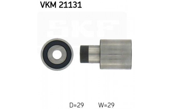 Deflection/Guide Pulley, timing belt VKM 21131 SKF