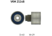 Deflection/Guide Pulley, timing belt VKM 21148 SKF