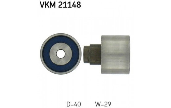 Deflection/Guide Pulley, timing belt VKM 21148 SKF