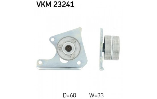 Deflection/Guide Pulley, timing belt VKM 23241 SKF