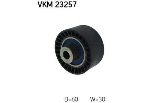 Deflection/Guide Pulley, timing belt VKM 23257 SKF