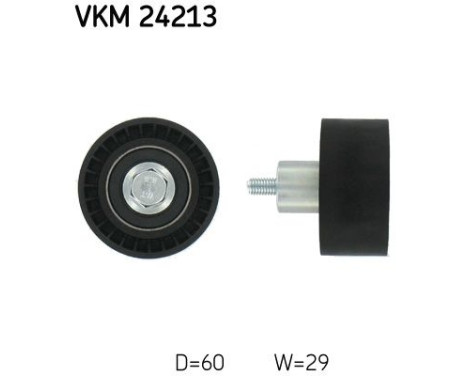 Deflection/Guide Pulley, timing belt VKM 24213 SKF