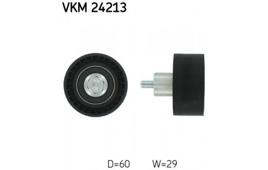 Deflection/Guide Pulley, timing belt VKM 24213 SKF