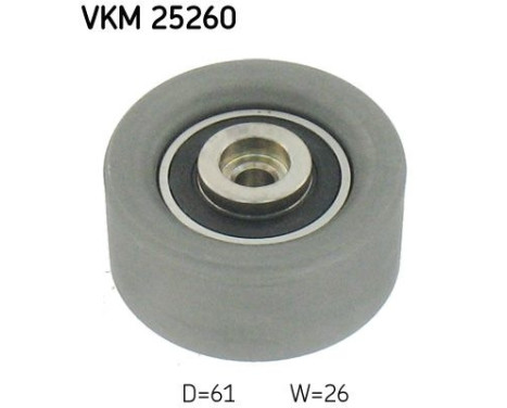 Deflection/Guide Pulley, timing belt VKM 25260 SKF