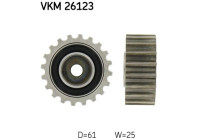 Deflection/Guide Pulley, timing belt VKM 26123 SKF