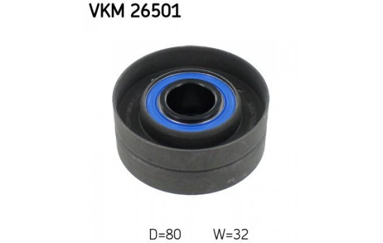 Deflection/Guide Pulley, timing belt VKM 26501 SKF