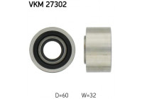 Deflection/Guide Pulley, timing belt VKM 27302 SKF