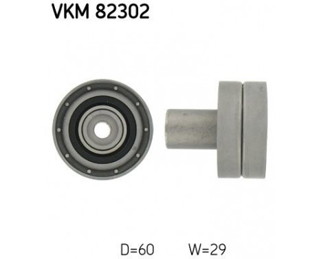 Deflection/Guide Pulley, timing belt VKM 82302 SKF