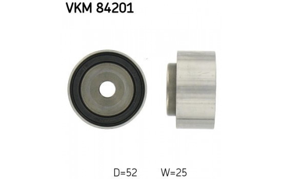 Deflection/Guide Pulley, timing belt VKM 84201 SKF