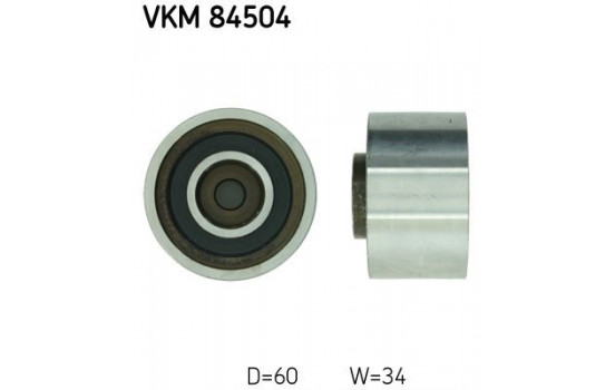 Deflection/Guide Pulley, timing belt VKM 84504 SKF
