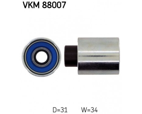 Deflection/Guide Pulley, timing belt VKM 88007 SKF