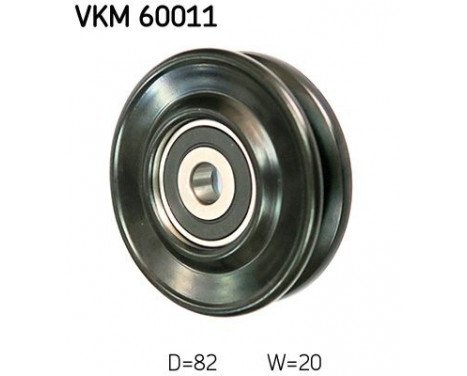 Deflection/Guide Pulley, v-belt VKM 60011 SKF, Image 2