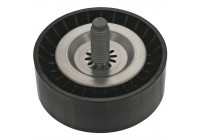 Deflection/Guide Pulley, v-ribbed belt 100328 FEBI