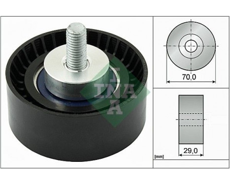 Deflection/Guide Pulley, v-ribbed belt 532 0298 10 Ina