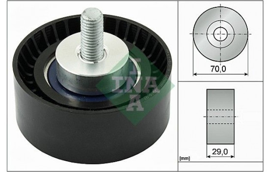 Deflection/Guide Pulley, v-ribbed belt 532 0298 10 Ina