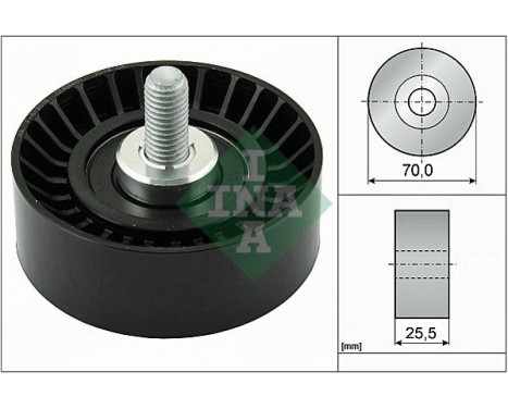 Deflection/Guide Pulley, v-ribbed belt 532 0545 10 Ina